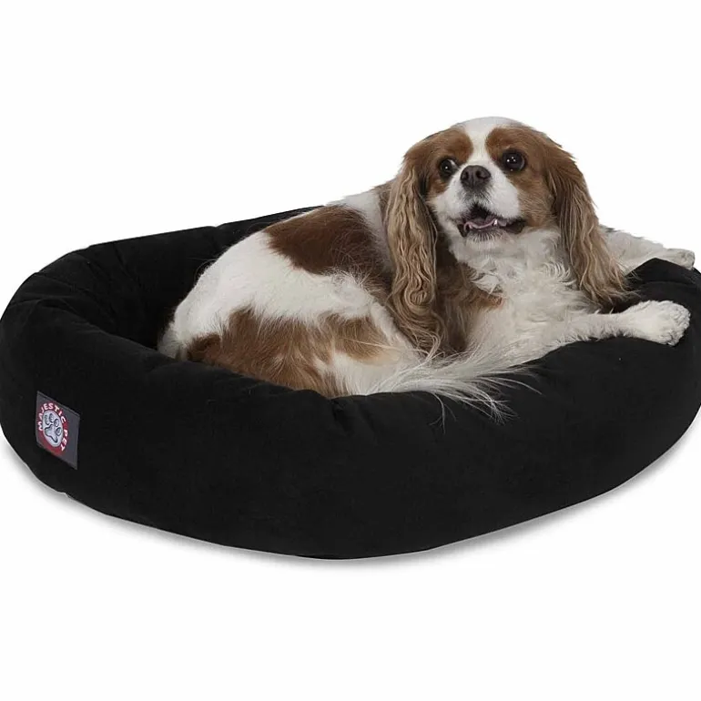 Majestic Pet Suede Bagel Pet Bed