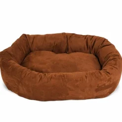Majestic Pet Suede Bagel Pet Bed