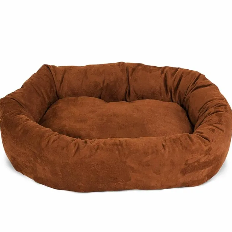 Majestic Pet Suede Bagel Pet Bed