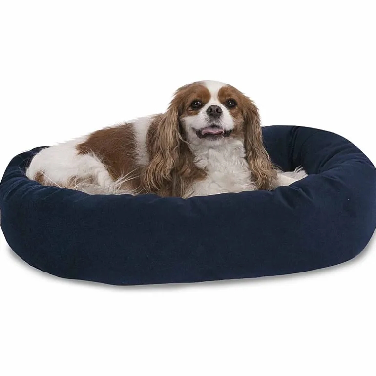 Majestic Pet Suede Bagel Pet Bed