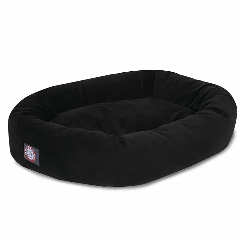 Majestic Pet Suede Bagel Pet Bed