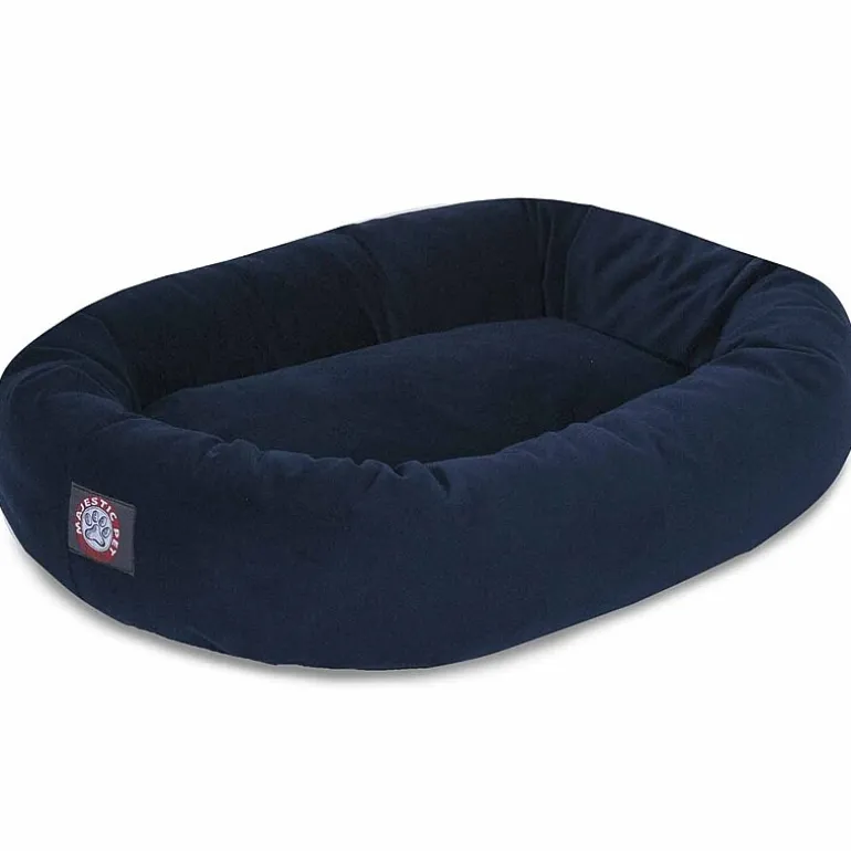 Majestic Pet Suede Bagel Pet Bed