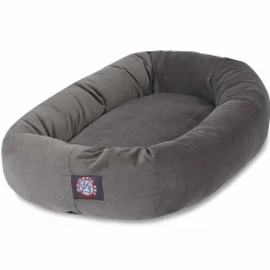 Majestic Pet Suede Bagel Pet Bed
