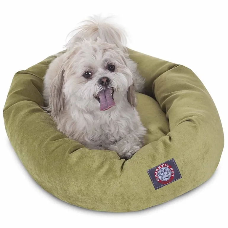 Majestic Pet Villa Collection Micro-Velvet Bagel Pet Bed