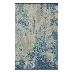 Maples Abstract Stone Rectangular Indoor Accent Rug