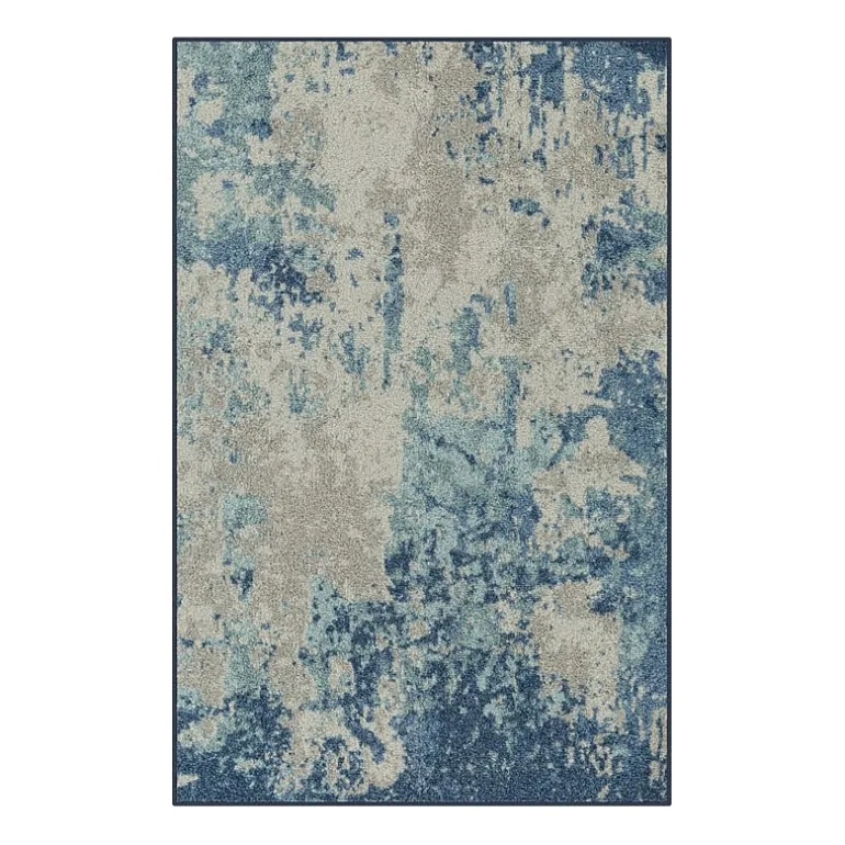 Maples Abstract Stone Rectangular Indoor Accent Rug