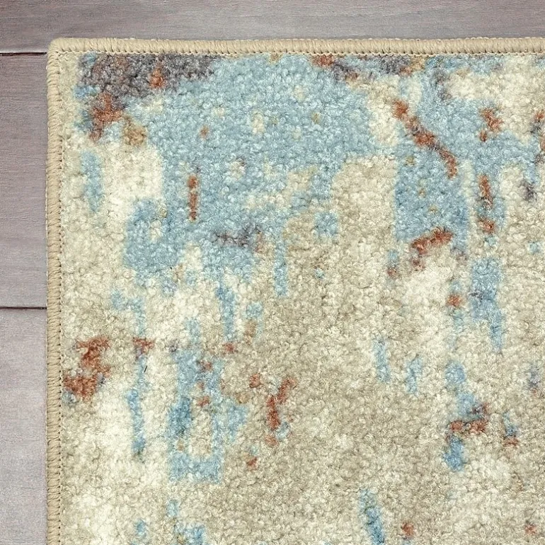 Maples Abstract Stone Rectangular Indoor Accent Rug