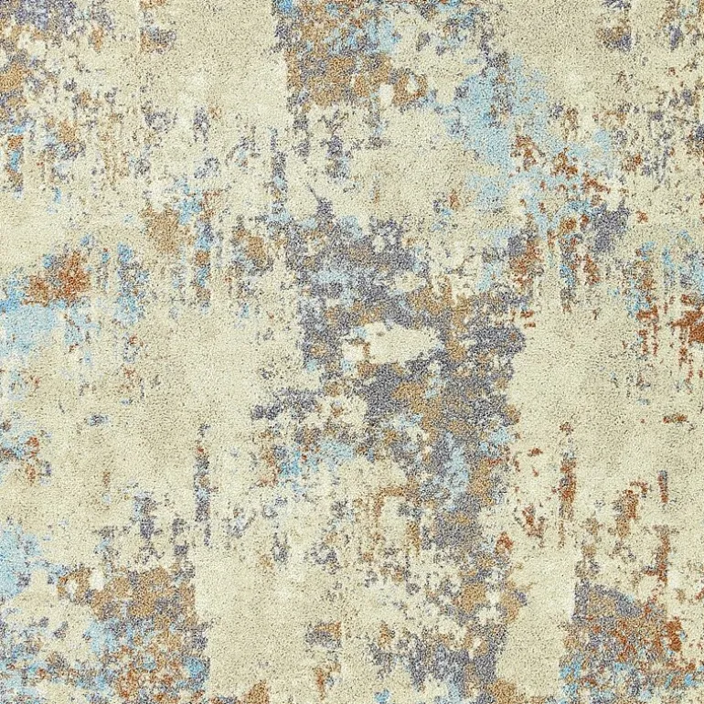 Maples Abstract Stone Rectangular Indoor Runner