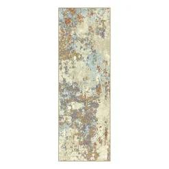 Maples Abstract Stone Rectangular Indoor Runner