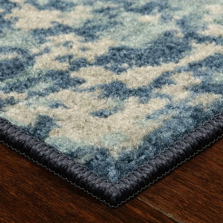 Maples Abstract Stone Rectangular Indoor Runner