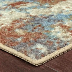 Maples Abstract Stone Rectangular Indoor Runner