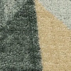 Maples Blue Geo Indoor Rectangular Accent Rug