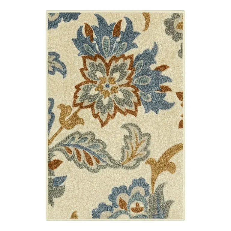 Maples Jacobean Floral Indoor Rectangular Accent Rug