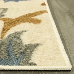Maples Jacobean Floral Indoor Rectangular Accent Rug