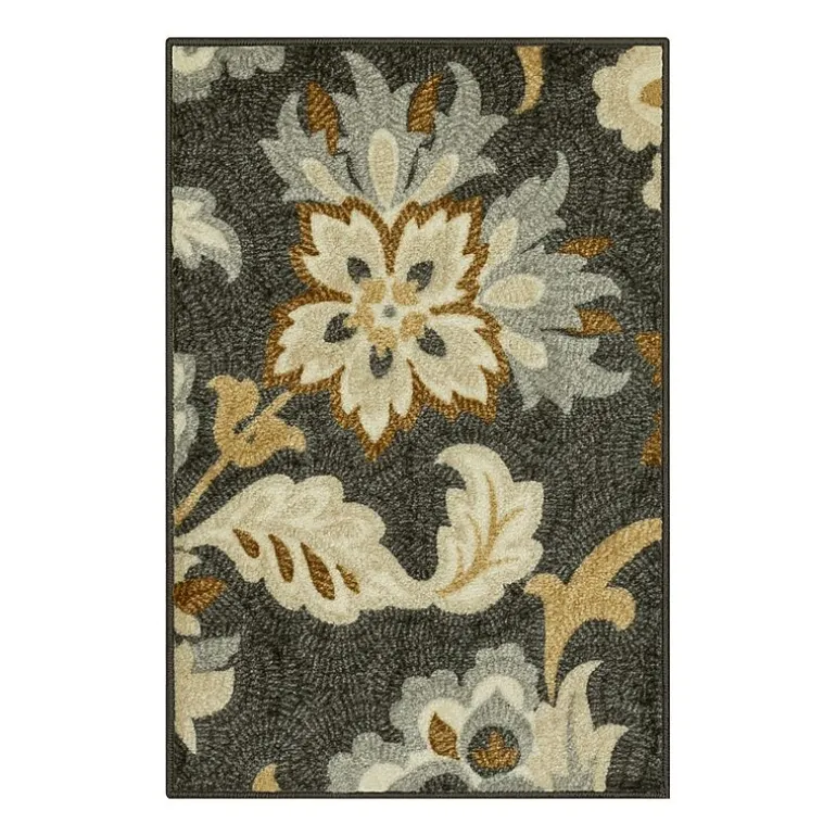 Maples Jacobean Floral Indoor Rectangular Accent Rug
