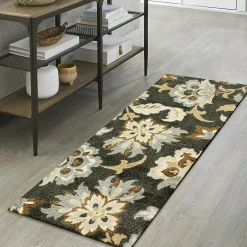 Maples Jacobean Floral Indoor Rectangular Runner