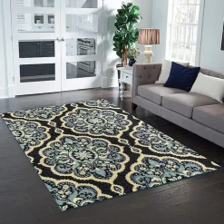 Maples Oversized Floral Rectangular Indoor Rugs