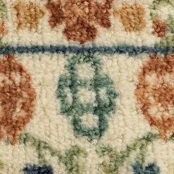 Maples Persian Tan Floral Indoor Rectangular Accent Rug