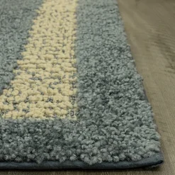 Maples Solid Cut and Loop Indoor Rectangular Accent Rug