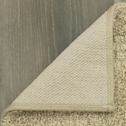 Maples Solid Cut and Loop Indoor Rectangular Accent Rug