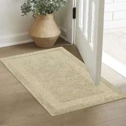 Maples Solid Cut and Loop Indoor Rectangular Accent Rug