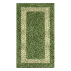 Maples Solid Cut and Loop Indoor Rectangular Accent Rug