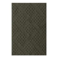 Maples Textured Solid Weave Indoor Rectangular Accent Rug