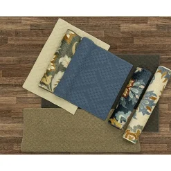 Maples Textured Solid Weave Indoor Rectangular Accent Rug