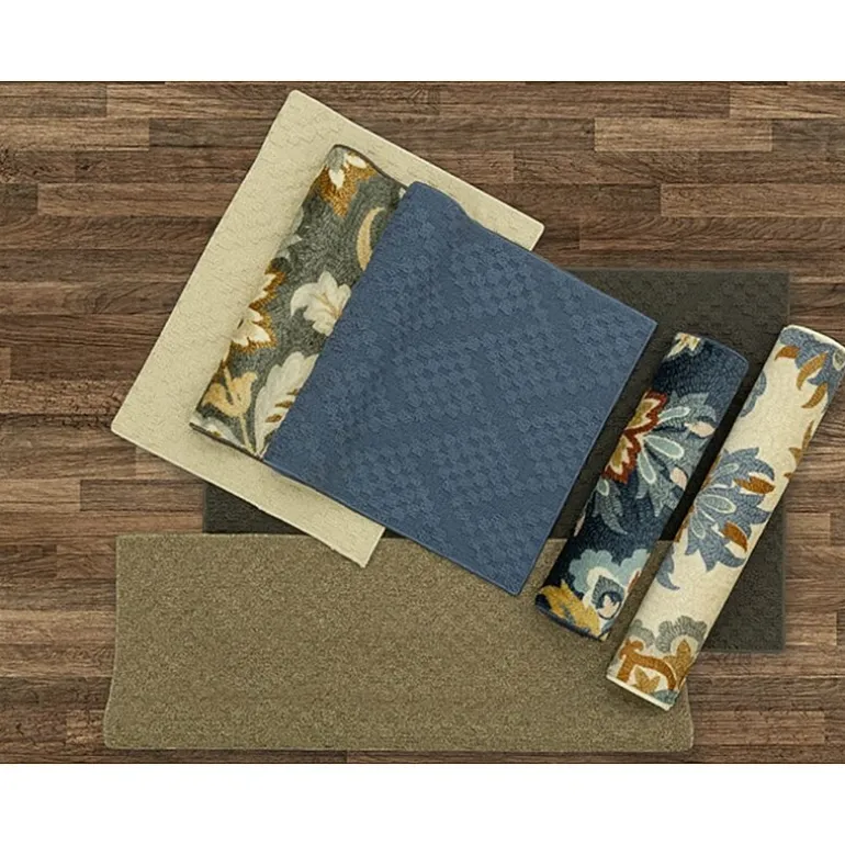 Maples Textured Solid Weave Indoor Rectangular Accent Rug