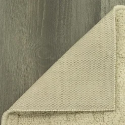 Maples Textured Solid Weave Indoor Rectangular Accent Rug