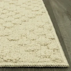 Maples Textured Solid Weave Indoor Rectangular Accent Rug