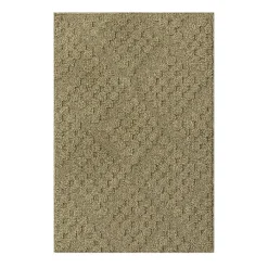 Maples Textured Solid Weave Indoor Rectangular Accent Rug