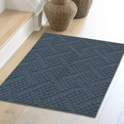 Maples Textured Solid Weave Indoor Rectangular Accent Rug