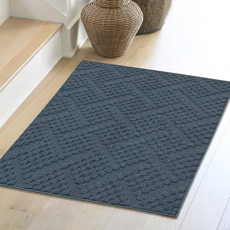 Maples Textured Solid Weave Indoor Rectangular Accent Rug