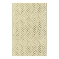 Maples Textured Solid Weave Indoor Rectangular Accent Rug