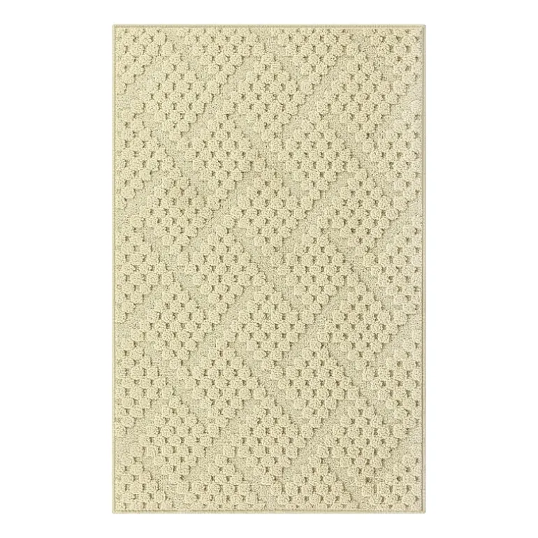 Maples Textured Solid Weave Indoor Rectangular Accent Rug