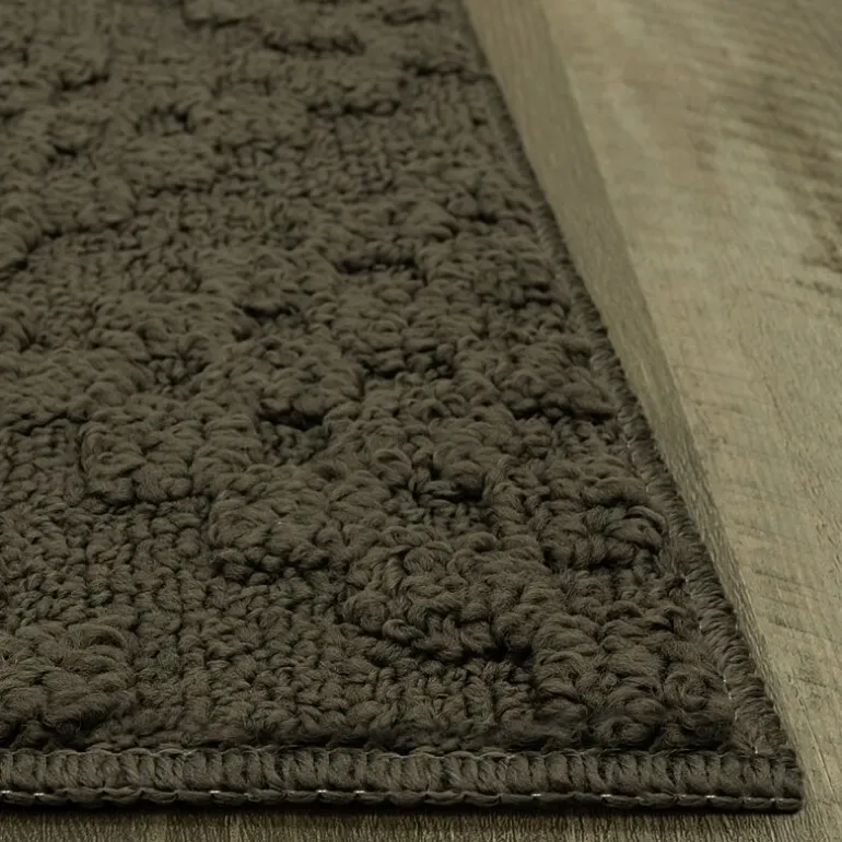 Maples Textured Solid Weave Indoor Rectangular Accent Rug