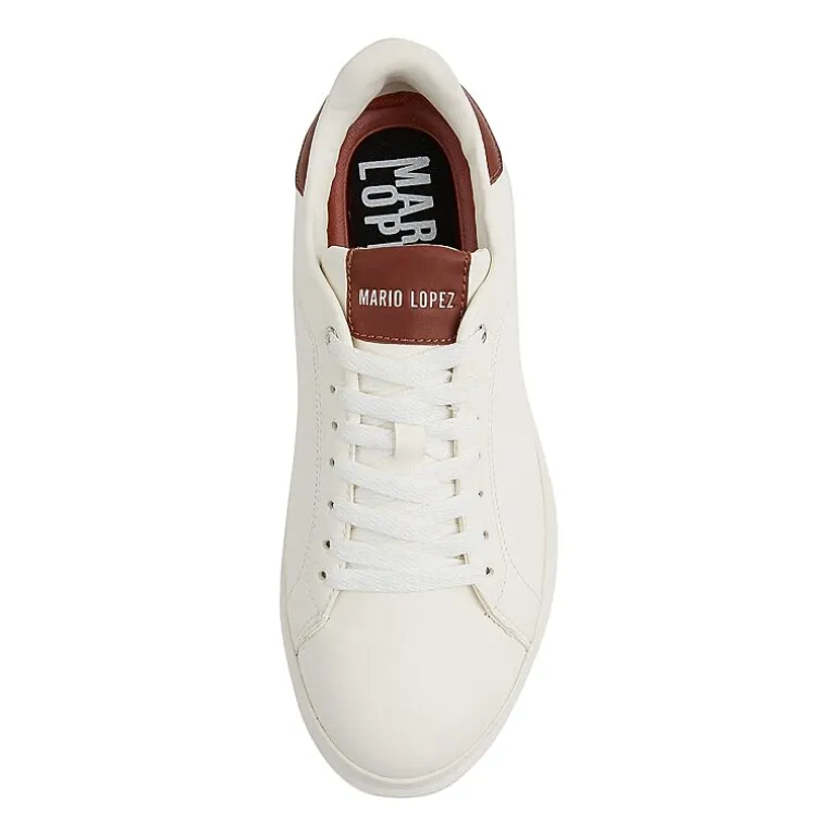 Mario Lopez Cruz Mens Round Closed Toe Oxford Shoes
