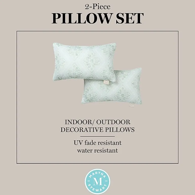 Martha Stewart Becca 2-pc. Rectangular Throw Pillow
