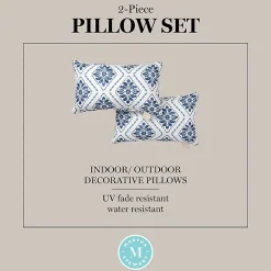 Martha Stewart Becca 2-pc. Rectangular Throw Pillow