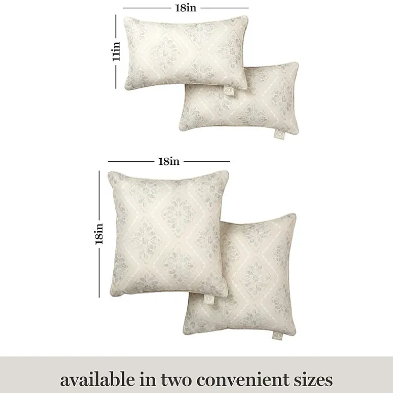 Martha Stewart Becca 2-pc. Rectangular Throw Pillow