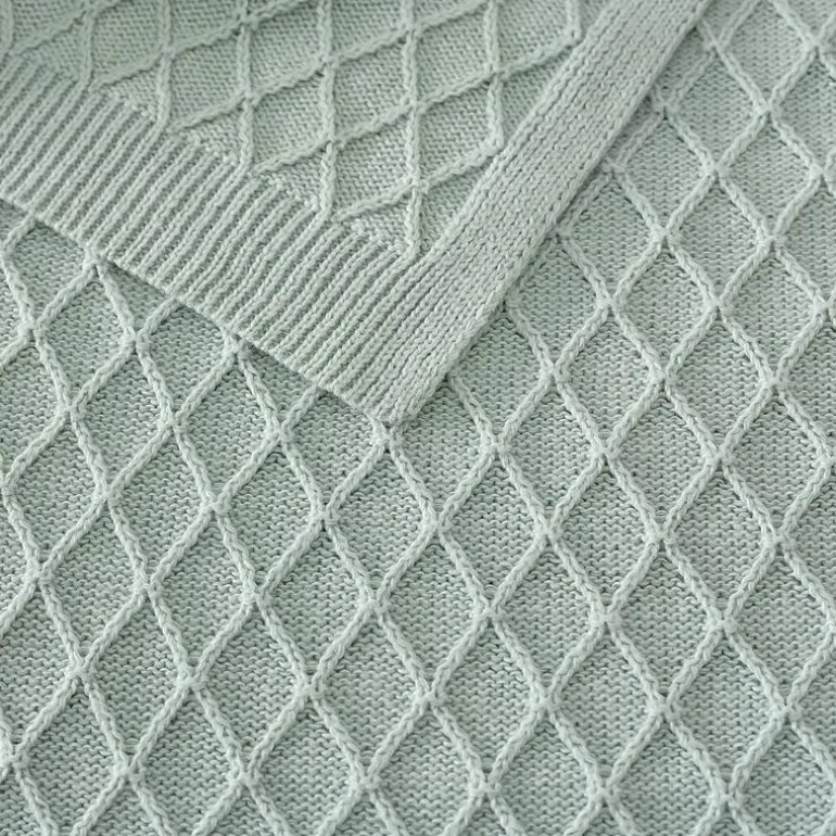 Martha Stewart Bonnie Knit Lightweight Throw