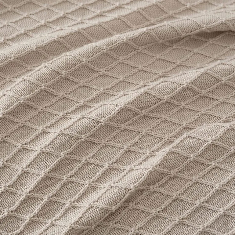 Martha Stewart Bonnie Knit Lightweight Throw