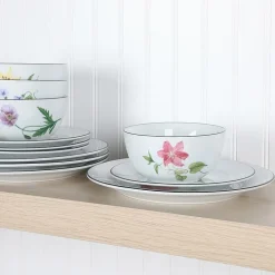 Martha Stewart Botanical Garden 12-pc. Ceramic Dinnerware Set