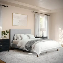 Martha Stewart Britta Upholstered Platform Bed
