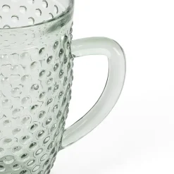 Martha Stewart Chauncey Hobnail Glass Serving Pitcher