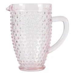 Martha Stewart Chauncey Hobnail Glass Serving Pitcher