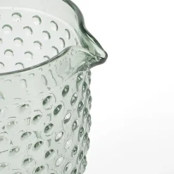 Martha Stewart Chauncey Hobnail Glass Serving Pitcher