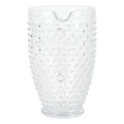 Martha Stewart Chauncey Hobnail Glass Serving Pitcher