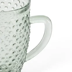 Martha Stewart Chauncey Hobnail Glass Serving Pitcher